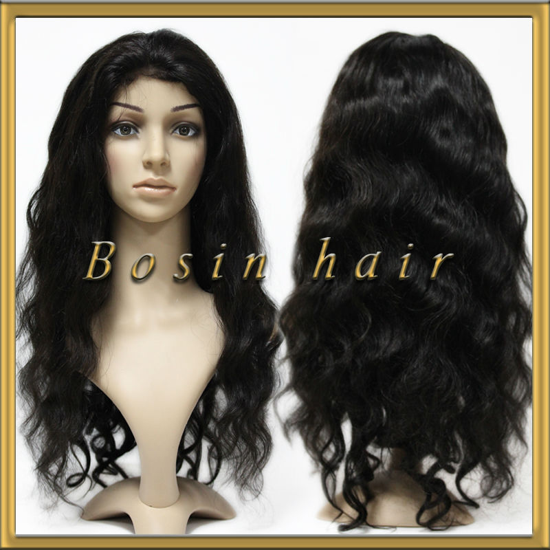 New hair 100% Brazilian human hair full lace vrigin wigs, View 30 inch ...