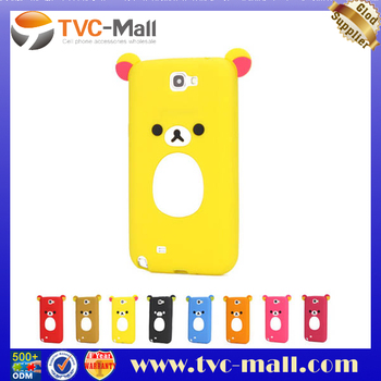 soft phone case for samsung galaxy note 2 n7100 rilakkuma case