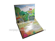 die cut hardcover book with case bound printing service