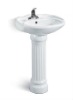 modern ceramic pedestal wash basin price YY325