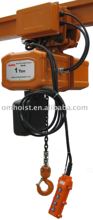 380V 50HZ 3P Electric Chain Hoist with trolley/