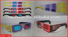 Promotional Paper Anaglyph 3D Glasses