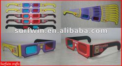 Promotional Paper Anaglyph 3D Glasses