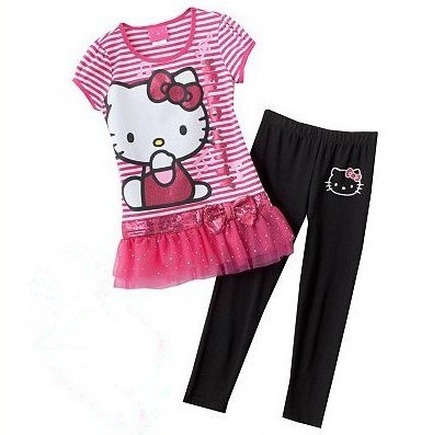 Купить rc0052 мультфильм hello kitty девушка платье задает 2 шт детей ...