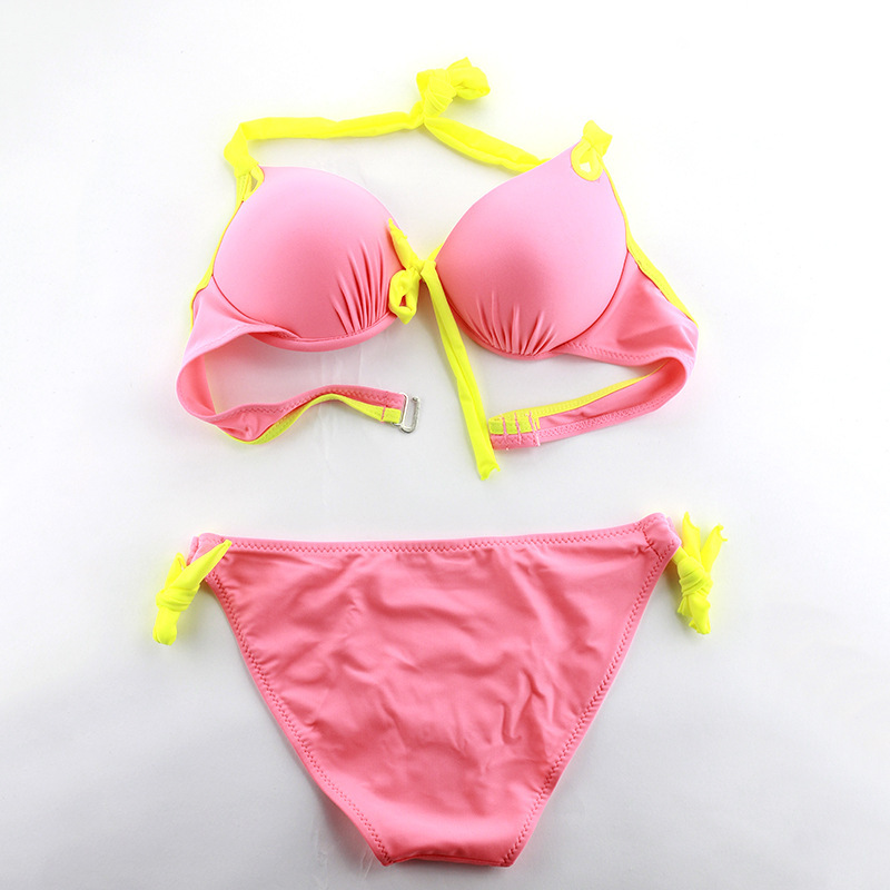 Купить пуш-ап бикини твердых colorbikinis набор Купальники сексуальное ...
