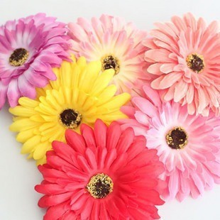 Beach gerbera large flower headband chrysanthemum hair accessory hair rope hair clip dual 1115(China (Mainland))