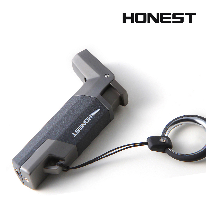 Honest bluephoenix palcent male outdoor windproof lighter inflatable men's key chain(China (Mainland))