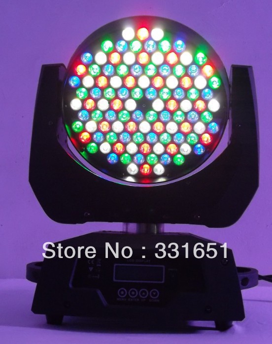 4 pieces/lot free shipping By DHL to Croatia DJ Equipment Powerful Pro 108x3W RGBW Moving Head Lights China(China (Mainland))