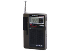 Brand new TECSUN  R-818 FM/MW/SW1-6 Multy-band Clock R818 Radio Receiver Digital Demodulation Stereo Radio Am FM