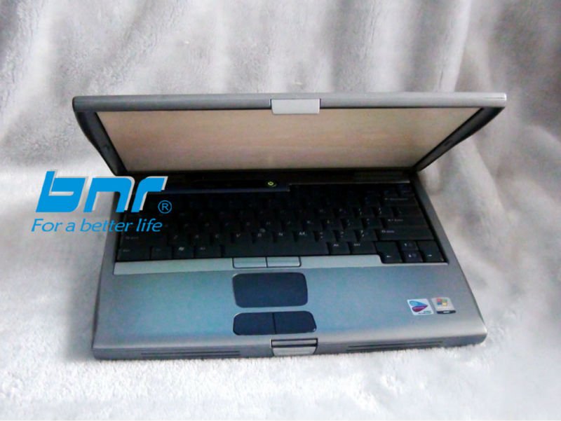 free shipping DHL EMS brand used laptop of 14inch 512mb 60g with wifi and dvd rom