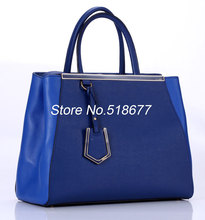 2013 Women Handbag Original SAFFIANO LEATHER 2 Jours Elite Tote Shoulder Bag,Handbags Designers Brand Genuine Leather Handbags