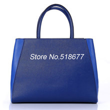 2013 Women Handbag Original SAFFIANO LEATHER 2 Jours Elite Tote Shoulder Bag Handbags Designers Brand Genuine