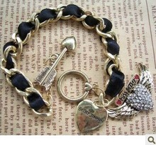 Fashion accessories jewelry cupid arrow dream  heart bracelet