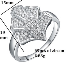 Woman Ring for Marriage Vintage Midi Rings for Lady Jewelry Silver Drusy Anel Mulher Micro Pave