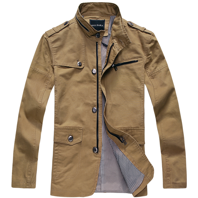 Free shipping xxxl xxxxl autumn new arrival mens clothing jacket medium long 100 cotton xxxl xxl