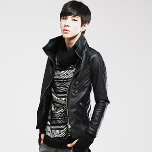 Free shipping 2013 spring male jacket slim coat jacket thin skin jacket male outerwear men s
