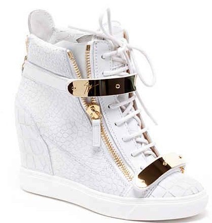 2013-Hottest-Design-white-python-zipper-wedge-sneakers-gold-mental ...