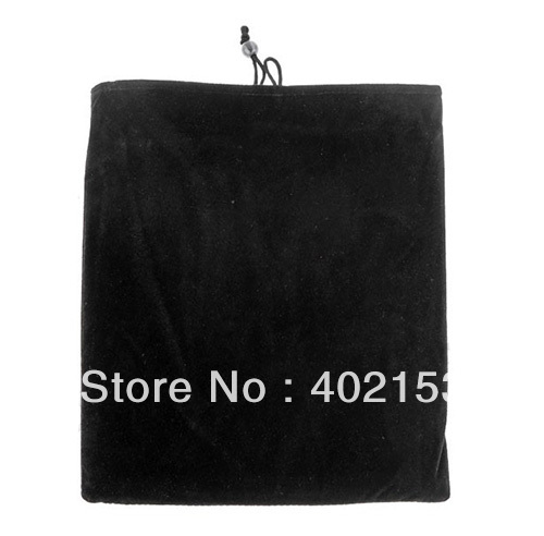 Drawstring-Closure-Soft-Cloth-Bag-Case-Cover-Pocket-Pouch-Black-for-9 ...