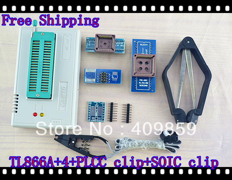 Купить Российский ручной tl866a V6.0 + 4adapters + soic8\plccclip usb ...