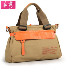 Canvas bag 2013 women’s  handbag women’s cross-body shoulder bag handbag free shipping