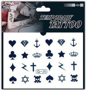 Finger Tattoo Cross
