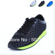Free shipping ! 2013 Fashion Lace-Up Casual Breathable Men’s Shoes Wearproof  Mesh Canvas Running Sneakers Shoes LA0051