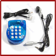 Mini Hands Free Home Corded Telephone Phone Landline With Headset Hot Sale