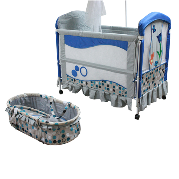 Baby-bed-child-bed-fabric-iron-beds-eco-friendly-baby-cradle-bed-belt ...