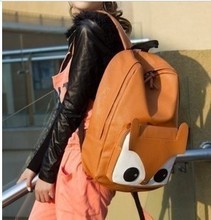 Hyraxes small fox backpack student school bag backpack female bags casual cartoon backpack bag(China (Mainland))