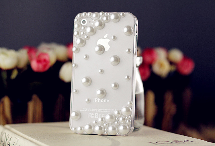 New Arrival 2014 Clean Pearls Case For iPhone 4 4s 5 5s Samsung Galaxy s3 s4