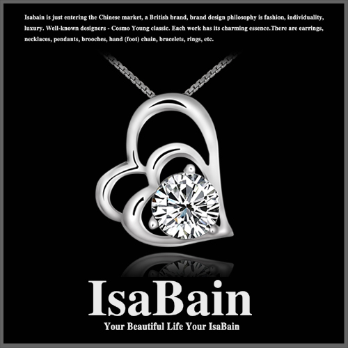 Isabain925 pure silver delicate cupid cutting drill chain of love ibn1113h