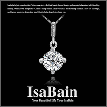 Isa bain925 pure silver fashion cupid cutting drill short necklace ibn1365m