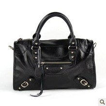 Free shipping Genuine leather women’s handbag fashion 2013 handbags cowhide motorcycle one shoulder cross-body bag
