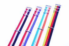Hot sale 10PCS lots High quality 20MM NATO straps waterproof nylon watch strap 72301