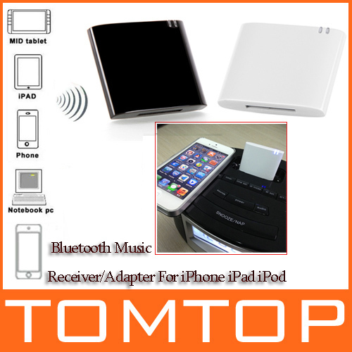 Stereo Bluetooth Music Receiver/Adapter for iPhone iPad iPod Samsung