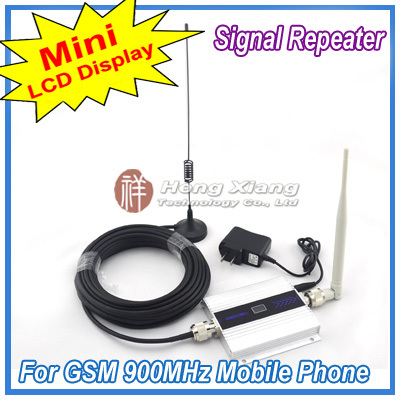 LCD Display  Mini GSM 900Mhz Mobile Phone Signal Booster GSM Signal Repeater Cell Phone Amplifier