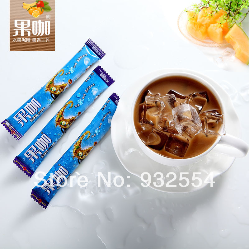 Free shipping Melon flavored instant coffee Thai Iced Coffee Coffee triple 6 boxes