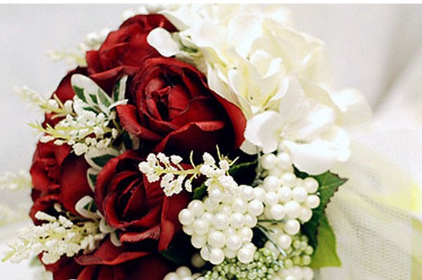 الشحن مجانا جودة عالية جميلة العرسان عرس باقة الورود القطع المركزية الزفاف الأرجواني/ الوردي/ الأحمر/ الشمبانيا الألوان