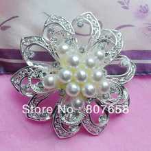 Melissa Frances Broach Embellishment Perfectly Pearl Cluster brooch pins free shipping item no BH7503