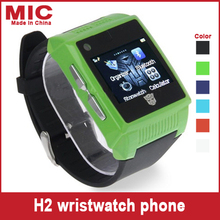 2013 Unlocked Multi-colors FM radio 1.49″ touch screen Keyboard MP3/MP4  bluetooth 1.3MP camera watch mobile phone cellphone H6