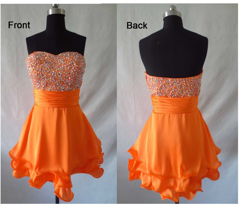 -Dresses-Under-100-Orange-Homecoming-Dresses-2013-Prom-Dresses-Short ...