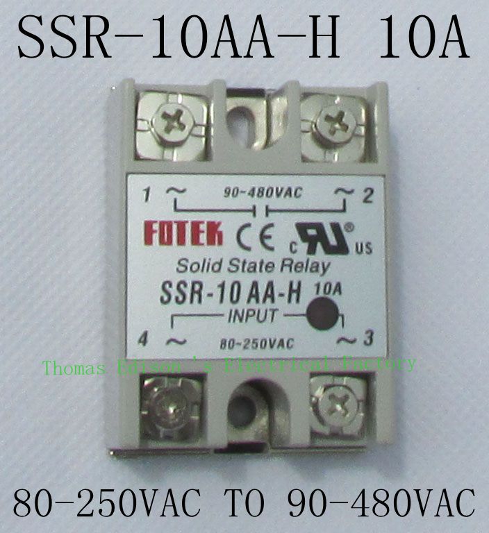 Купить Твердотельные реле ssr-50da 50А 3-32В dc для 24-380В переменного ...