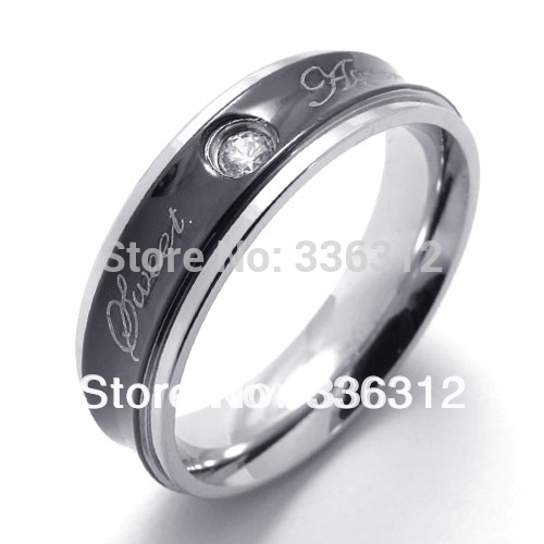 RA121654-Mens-Womens-Black-Stainless-Steel-Promise-heart-Ring-Couples ... RA121654-Mens-Womens-Black-Stainless-Steel-Promise-heart-Ring-Couples ...