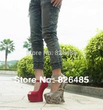 Women wedges women pumps no heels 16 5cm high heel shoes platform pumps sandals peep toe