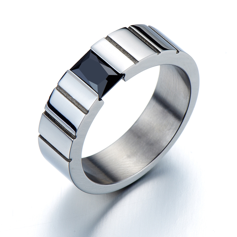 Stainless-Steel-Mens-Couples-Promise-Ring-Wedding-Band-Accented-with ...