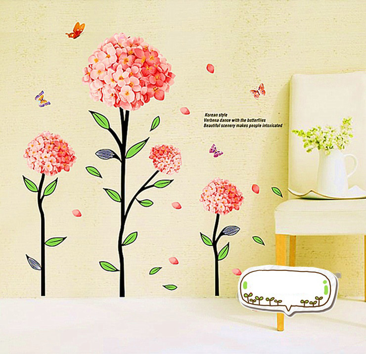 Vinyl Cherry Blossom PVC Wall posters  of Stickers room Decal Home Decor Art.jpg decor diy DIY