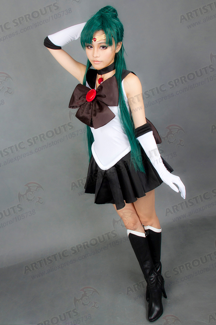 Sailor Moon Pluto Cosplay Costume Sailor Pluto Cosplay