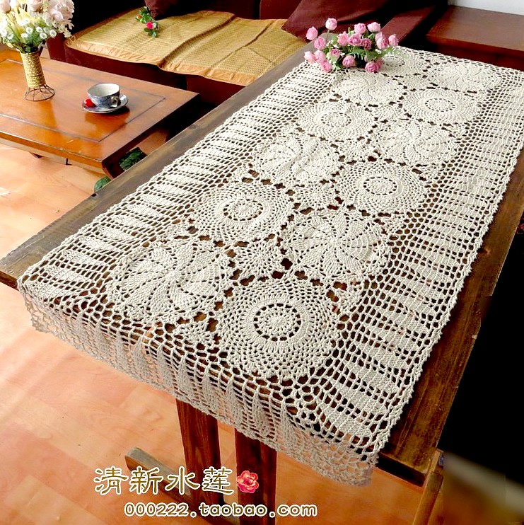 de  table la  table sur main  Français fashio table runner table de chemin fait fleur linge