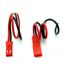 Free shipping 100pair lot JST 100mm 2 pin male and female 20 silicone wire with connector