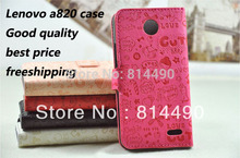 Hot Sale Little Witch Pu Leather Protective Case Cover For Lenovo a820 a820t a820e moblie phone